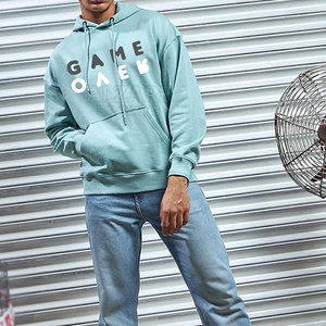 Prix de gros : Hoodies oversize basiques avec intérieur en peluche épaisse et extérieur minimaliste pour un style streetwear - Product Image 4