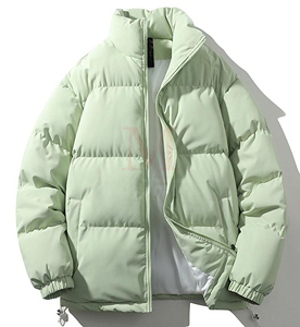 Parka de invierno de estilo callejero ligero personalizable 2024, chaqueta cálida para hombres y mujeres, Cuello acolchado con soporte, alta calidad - Product Image 6