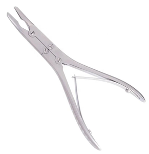 Instrument chirurgical manuel orthopédique Leskell en acier inoxydable Action composée Conception incurvée droite essentielle pour l'os Ronguer - Product Image 6