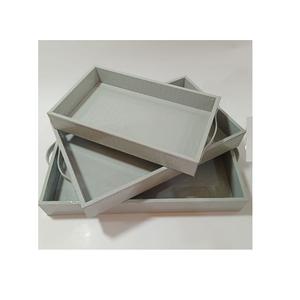 Bandeja decorativa de madera con estilo simple, bandeja de madera para decoración del hogar para organizador de utensilios de cocina de fabricantes y proveedores - Product Image 4