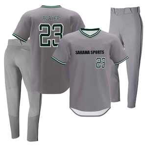 Uniforme de baseball de haute qualité 100%, nouveau design, différentes couleurs, selon la demande du client, uniforme de baseball à vendre - Product Image 1