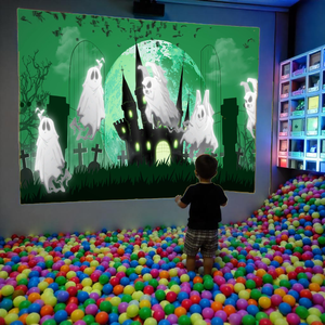 Équipement de publicité intérieure interactive Mur de projection pour enfants Game-Ball Tossing Playground - Product Image 1