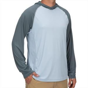 Venta al por mayor personalizada de manga larga sublimada impresa Uv Upf 50 de secado rápido rendimiento Sun Shirt impermeable pesca sudaderas con capucha pedido al por mayor - Product Image 1