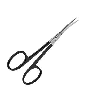 Ciseaux chirurgicaux de qualité supérieure MEDIHEAL SURGICAL CORPORATION Classe I, finition polie, lame fine et courbée en acier métallique. - Product Image 2