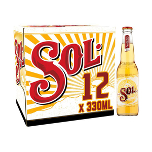 Bière pression originale néerlandaise Sol 24 X 33cl bière lager dans un emballage en bouteille en vrac - Product Image 5