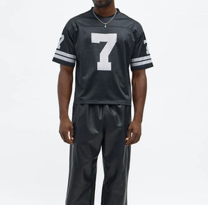 Maillot de sport unisexe en maille respirante à séchage rapide, manches courtes, mode été printemps, streetwear, logo personnalisé, directement de l'usine - Product Image 2