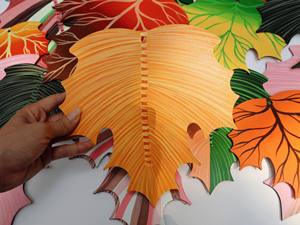 Caja de madera con técnica láser Estilo de amor único Hojas de madera Arte de pared para decoración de interiores Regalos personalizados - Product Image 2