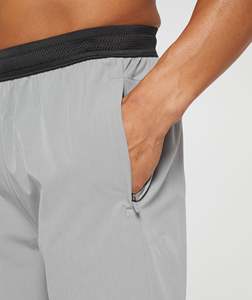 Venta caliente estilo de alta calidad pantalones cortos reflectantes de algodón de rizo francés pantalones cortos de los hombres - Product Image 3