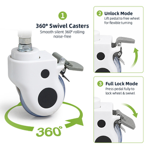 Estación de trabajo móvil integrada para escaneo intraoral dental, carrito con computadora todo en uno para uso en hospitales dentales - Product Image 4