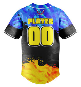 Jerseys de béisbol sublimación personalizados de la mejor calidad Jersey de béisbol sublimación personalizado de alta calidad Jersey de softbol en blanco de poliéster - Product Image 2