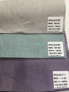Tela de Lino 100% Ecológica Salvatore 40 LEA de 58 Pulgadas de Ancho, Material para Camisas y Blusas, Colores Sólidos, Tejido de Peso Medio - Product Image 3