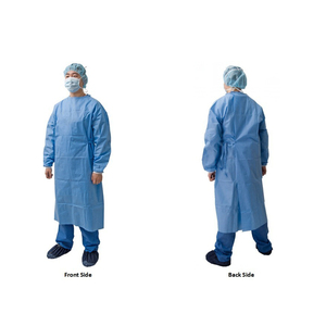 Batas SMS desechables baratas Protección de nivel D antiestático para uso médico en hospitales - Product Image 1