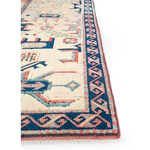 พรมขนสัตว์คลาสสิก Nuray สีเบจ-น้ำตาล ทอมือ ลายเรขาคณิต ทอแบบแบน สำหรับตกแต่งบ้าน ห้องนอน ห้องโถง รูปทรงสี่เหลี่ยมผืนผ้า ขนาด 9x12 - Product Image 4