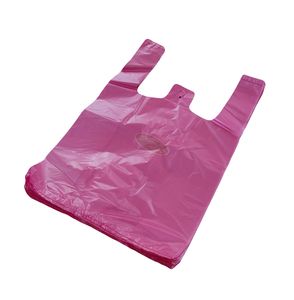 High Quality Custom Black Plastic <b>Zipper</b> <b>Bag</b> Compostable T-Shirt Carrier for Supermarket <b>Shopping</b> Wholesale From Vietnam - Product Image 4