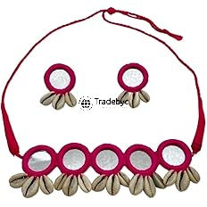 Tradebyd collier de broderie traditionnelle bijoux artisanaux déclaration de mode ethnique pour les femmes - Product Image 3