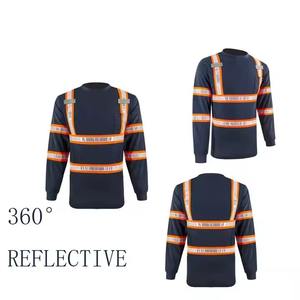 เสื้อสะท้อนแสงคุณภาพสูง MOQ ต่ำ ขายดี เสื้อแขนยาวแบบอุ่น สะท้อนแสงเพื่อความปลอดภัย - Product Image 2