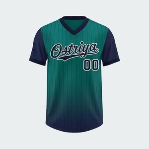 Camiseta de Béisbol Personalizada de Alta Calidad con Impresión por Transferencia de Calor, Transpirable, de Manga Corta, con Tu Propio Diseño, Unisex - Product Image 4