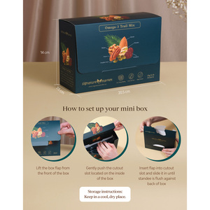 Signature Market Omega-3 Daily Pack Trail Mix Nutritious Halal Certified Hard Baked Salty Taste 18 Packets - Product Image 6