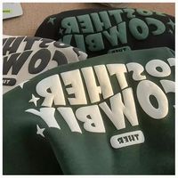 Sweat-shirts à capuche surdimensionnés pour hommes, personnalisés, imprimés en 3D, brodés, écologiques, en polaire, avec fermeture éclair quart de tour, vente en gros