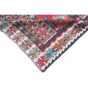 พรมวินเทจขนาดใหญ่ 6.8x8.7 ฟุต พรมตุรกี พรมขนสัตว์เปอร์เซียสีแดง - Product Image 5