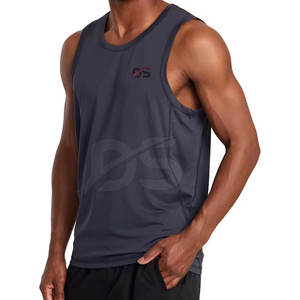 เสื้อกล้ามผู้ชายราคาถูก เป็นมิตรกับสิ่งแวดล้อม แห้งเร็ว ระบายอากาศ น้ำหนักเบา ผลิตจากโพลีเอสเตอร์/คอตตอน รับสกรีนโลโก้ ขายดีที่สุด ปี 2025 - Product Image 3