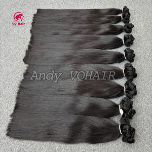 Paquete de cabello crudo Natural recto 100% Extensiones de cabello humano vietnamita de un solo donante Extremos completos color natural 1b - Product Image 4