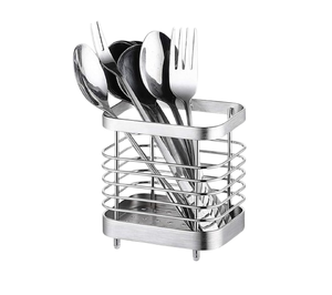 Porte-Couverts Élégant Moderne de Luxe, Fait Main, en Fil Noir, Écologique, Organisateur de Rangement pour Vaisselle, Support de Table - Product Image 3