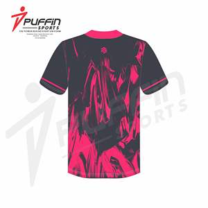 ชุดยูนิฟอร์มเบสบอลสั่งทำคุณภาพพรีเมียม พิมพ์โลโก้ทีมฟรี ผ้าโพลีเอสเตอร์ 100% ระบายอากาศดี คอวี สำหรับสโมสร/ลีก รับผลิตแบบ OEM PUFFIN - Product Image 3