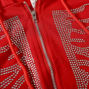 Nouveauté : Sweat à capuche décontracté pour homme en molleton 100 % coton avec fermeture éclair ornée de strass, séchage rapide, entièrement personnalisable, confortable pour l'hiver - Product Image 6