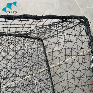 Cage à ressort pliante carrée <span class=keywords><strong>de</strong></span> <span class=keywords><strong>mer</strong></span>, <span class=keywords><strong>filet</strong></span> <span class=keywords><strong>de</strong></span> crabe pour crevettes, outil <span class=keywords><strong>de</strong></span> capture <span class=keywords><strong>de</strong></span> crabe en <span class=keywords><strong>bord</strong></span> <span class=keywords><strong>de</strong></span> <span class=keywords><strong>mer</strong></span> - Product Image 3