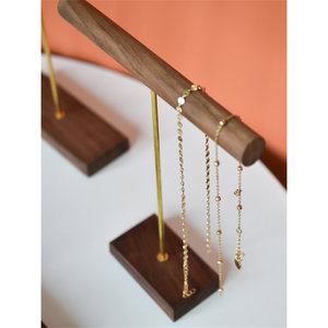 Soporte de joyería de madera con forma de diseño en T simple Soporte de joyería de madera de alta calidad Último diseño de la India Alto en demanda Nuevo estilo - Product Image 2