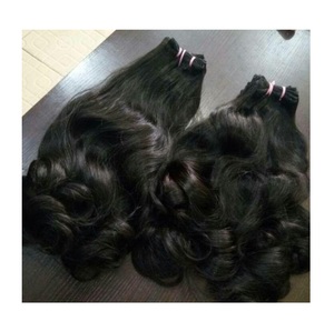 Haute Qualité 100% Indien Vierge Cuticule Aligné Cheveux Bundles Temple Ondulé Extensions de Cheveux Bruts - Product Image 1