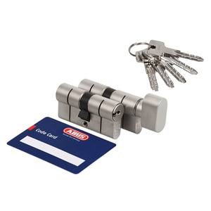 Cilindro SET Abus D10 + KD10NP 35/45 + 45K/35 níquel perla, Clase 5,2, 5 llaves - Product Image 1