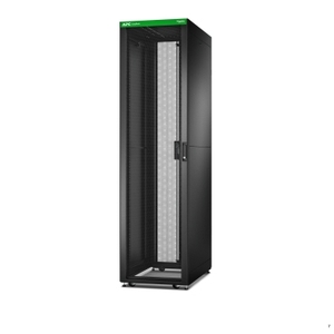 Per SCHNEIDER ELECTRIC ER6802 APC Easy Rack 48U Nero, Piedini con Ruote per Tetto 48U, Staffe Laterali (4 pezzi), Senza Distribuzione di Alimentazione Inferiore - Product Image 1