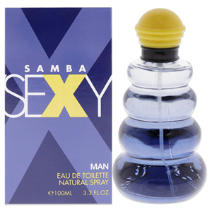 Samba SEXY by perfumers Workshop For Men 3.3 oz สเปรย์ EDT กลิ่นลาเวนเดอร์ติดทนนาน - Product Image 1