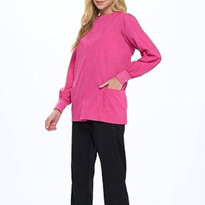Chaqueta de Trabajo Personalizada KATBROS INDUSTRIES para Mujer, Ligera, Transpirable, de Tela de Forro Polar, con Tecnología de Detección de Agujas, Fusión sin Costuras, Manga Larga - Product Image 3