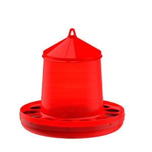 Comedero de Plástico para Aves Rojo 12 Kg./ 20 l - Product Image 1