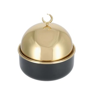 Casserole d'aspect arabe en métal de qualité standard en gros personnaliser le pot durable d'impression de logo par le bonheur de coup de pinceau de l'Inde - Product Image 1