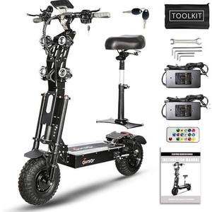 Nuevas Ventas de Patinete Eléctrico FLJ X14 de 72V 10000W con Neumáticos Gruesos de 14 Pulgadas - Product Image 3