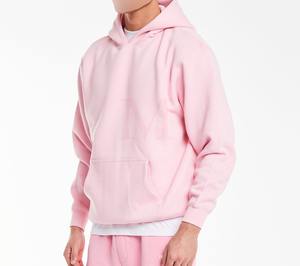 Unisex Winter Pullover <b>Hoodie</b> Custom 100% Cotton Blended Solid Pattern Silk Screen Printed with Pocket-Men's Sweatshirt - Product Image 3