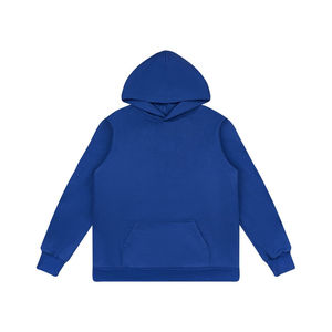 Sudaderas con capucha para hombre con estampado en blanco grueso de algodón y logotipo personalizado - Product Image 2