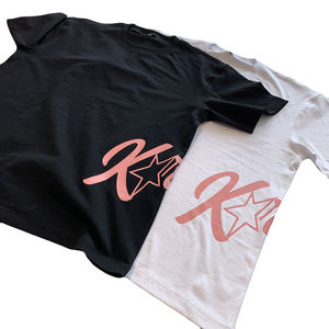 เสื้อยืดแขนสั้นสำหรับผู้ชายเสื้อยืดทรงหลวมเสื้อยืดลำลองปักลายเสื้อยืดกีฬาพิมพ์ลาย DTG สำหรับฤดูร้อน - Product Image 6