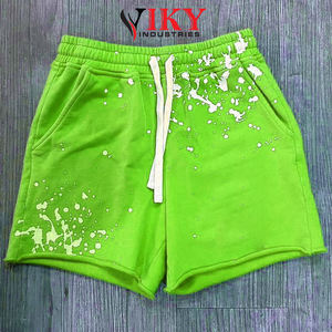 <b>men</b> <b>short</b> custom logo New Arrival Make Own Customization Logo Latest Style <b>Men</b> Acid Wash Printed <b>Shorts</b> by VIKY INDUSTRIES - Product Image 4