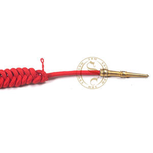 Accessoires d'uniformes de cérémonie, aiguillette de fanfare régimentaire, cordon d'épaule, robes de fanfare, coton filé, logo personnalisé - Product Image 6