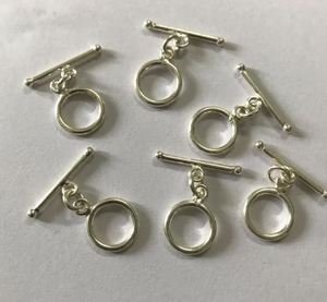Fermoir à crochet en argent sterling oxydé charmant, idéal pour les colliers et bracelets de Bali, pour la création de bijoux faits main uniques - Product Image 1