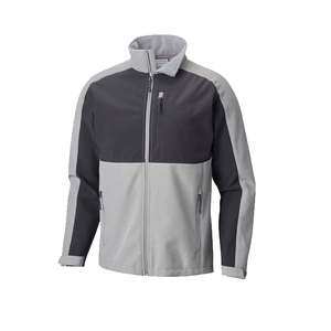 <b>Men's</b> Soft Shell Warm Winter Fleece <b>Jacket</b> in Solid Color Customize with Embroidery Screen and Digital Printing Sublimation - Product Image 3