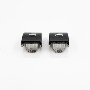 61316902175 Cubierta de Botón de Interruptor de Ventana, 2 Piezas, Negra, para BMW Serie 3 E46 E90 X5 E53 X3 E83 - Product Image 4