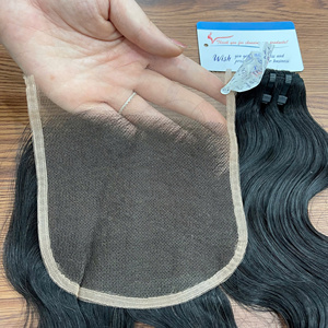 Meilleure vente en gros : Perruque à fermeture en dentelle HD 5x5, extensions de cheveux humains vietnamiens vierges, ondulation naturelle - Product Image 3