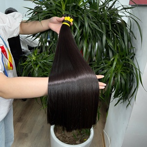2025 Extensions de cheveux en vrac droites naturelles de haute qualité paquets de cheveux humains vietnamiens en vrac bruts non transformés - Product Image 1