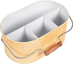 หม้อส้อมโลหะแคดดี้ 4 ช่องที่วางภาชนะสําหรับเคาน์เตอร์ครัว - Product Image 3
